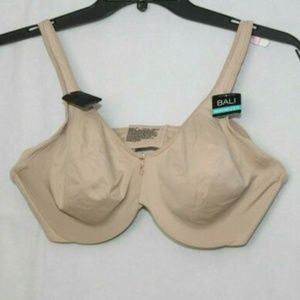 NWT Bali One Smooth U Minimizer UW Bra 40D S337